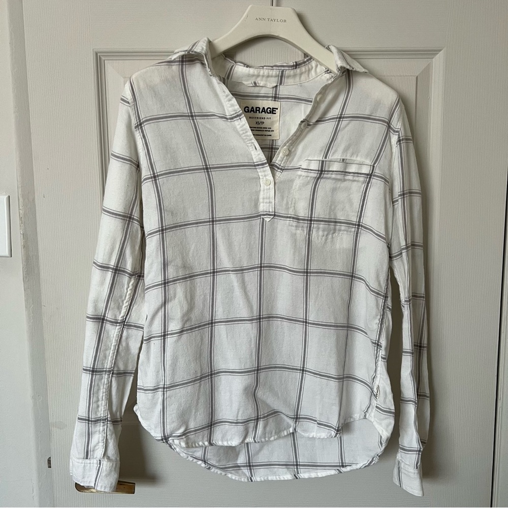 Garage Flannel Top Size XS